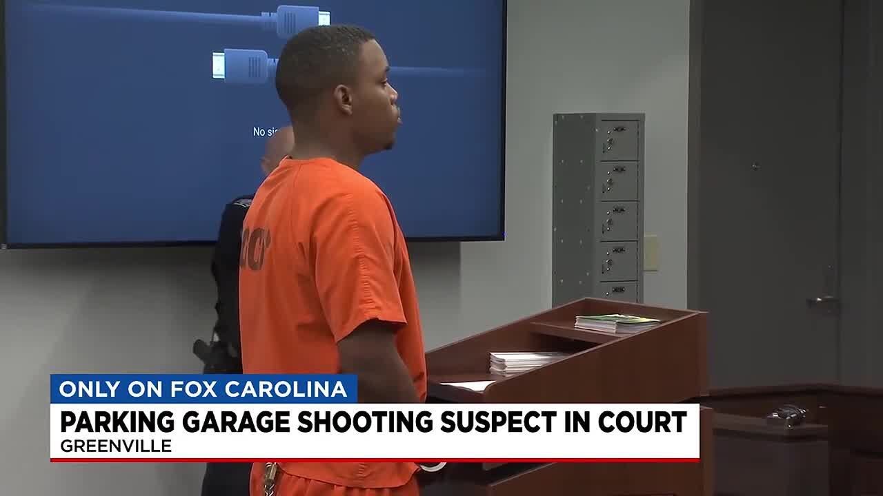 Parking garage shooting suspect appears in court - YouTube