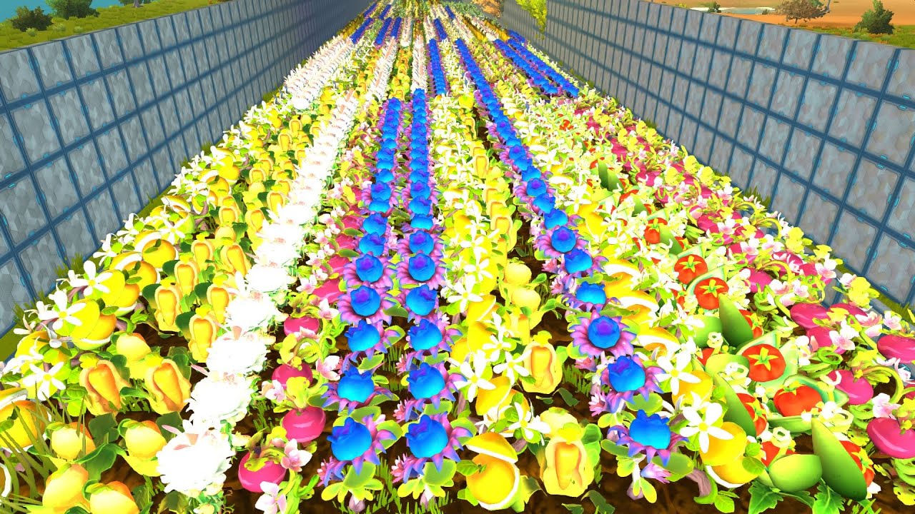 1500 CROPS,  SERIOUS VANILLA FARMING XXL,  SET AND FORGET AUTOMATION  Scrap Mechanic Survival