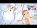 Stubborn girl learns to say sorry | Mimi's World | Let's go Sledding! | EP 32 Clip 1