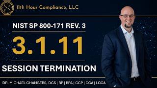 NIST SP 800-171 Rev 3 Requirement 3 1 11 Session Termination