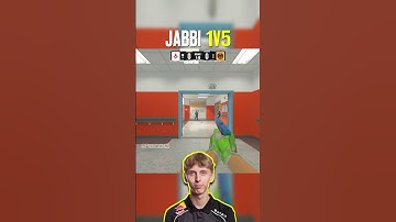 Jabbi 1v5 attempt leaves everyone shocked 💀 #cs2 #csgo #cs2clips #donk #faceit #faceit10lvl