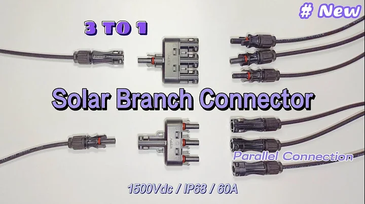 3 to 1 solar branch connector 1500VDC