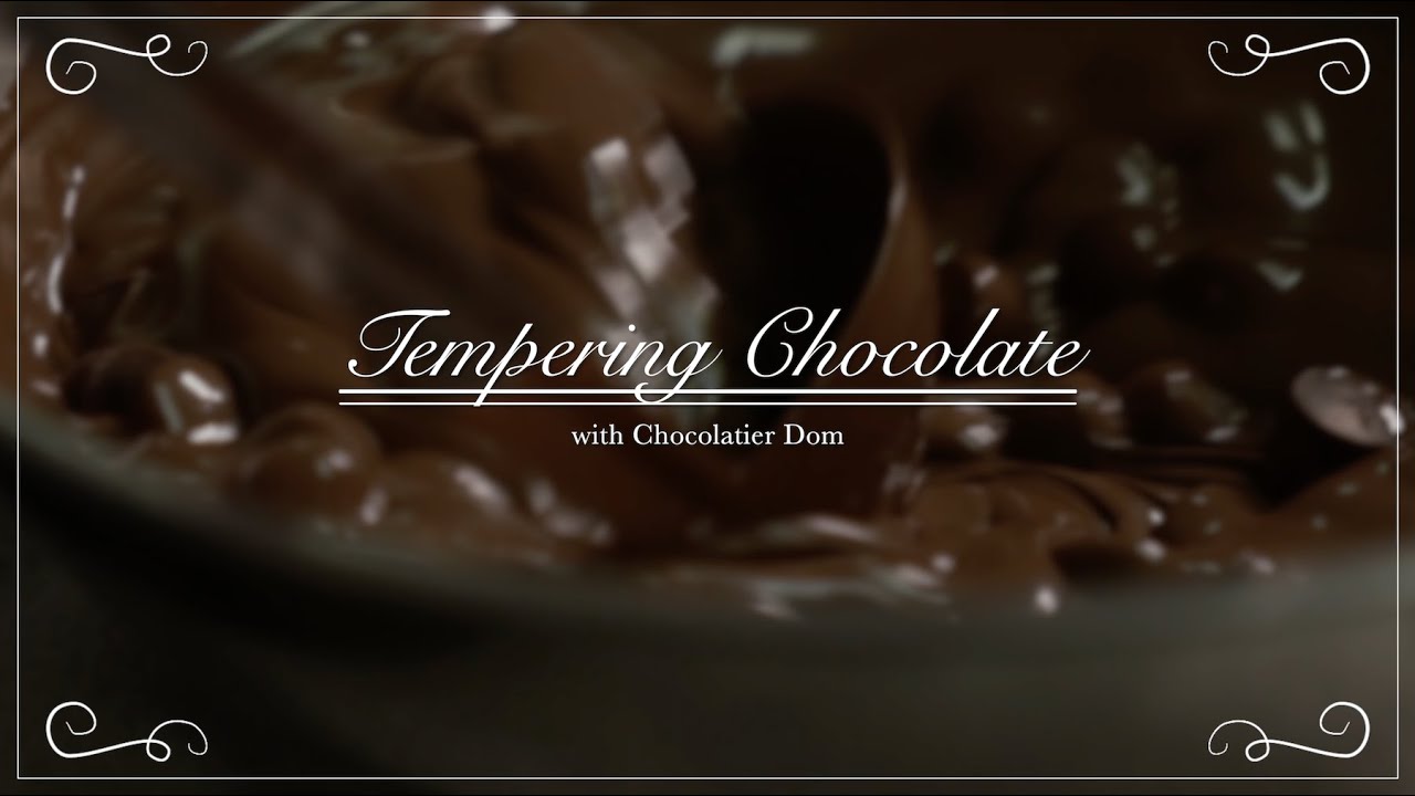 Melting, Tempering and Moulding Chocolate with Chocolatier Dom
