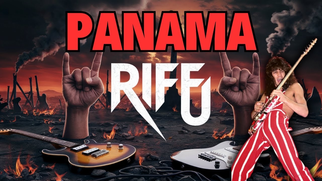 The REAL Way to Play Panama Guitar Riff by Van Halen w/TABS