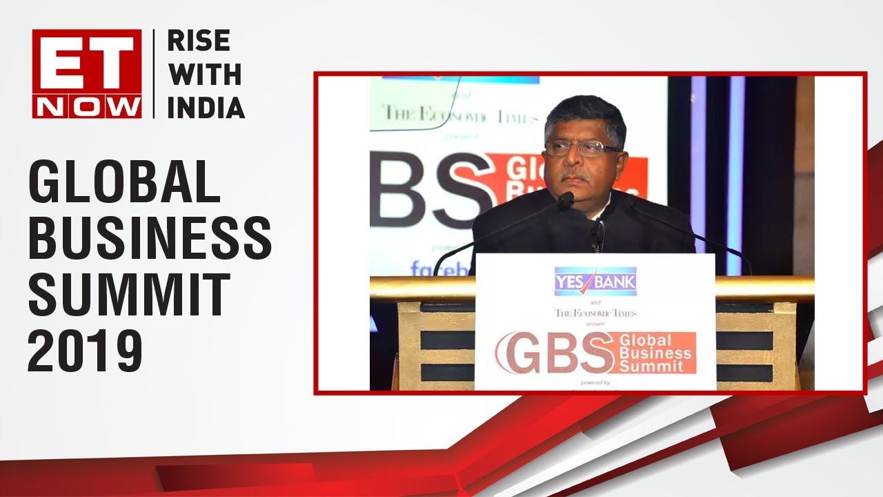 Union Minister Ravi Shankar Prasad speaks at Global business Summit 2019