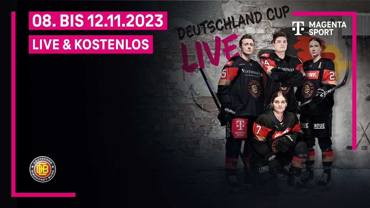 KOSTENLOS für alle der Deutschland Cup 2023 DEB MAGENTA SPORT