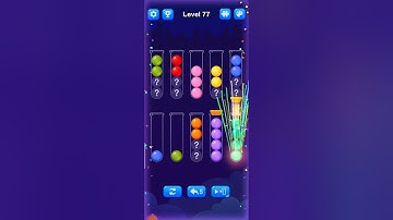 Ball Sort Puzzle Level 77 Solution Walkthrough