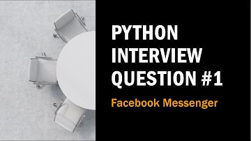 Real World Python Interview Question #1 | Facebook Data Science Interview Question Answered