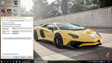 Como diminuir a barra de tarefas win7?