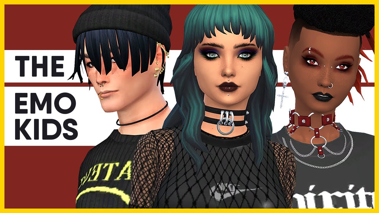 Sims 4 Cc Emo Hair Maxis Match Bxeemporium