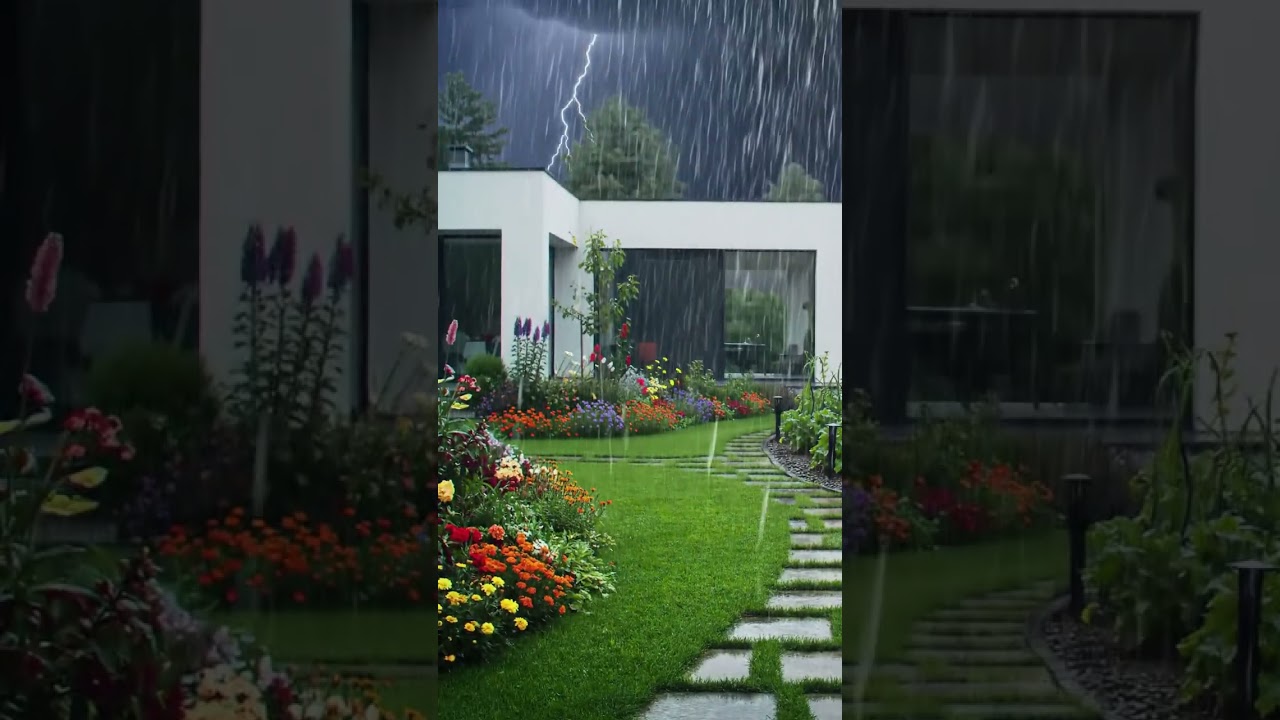 Insomnia and Focus Instantly with Rain and Thunder Sounds | Ai Video