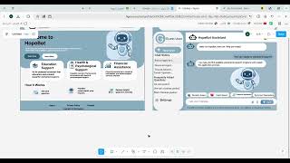 HopeBot – AI Chatbot Prototype Presentation
