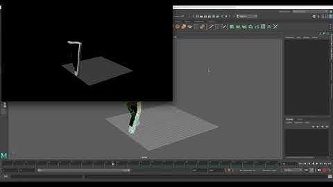 Maya create simple character, rig, animate, and render into a movie (#3).