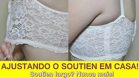 Porque meu sutiã sobe na frente?