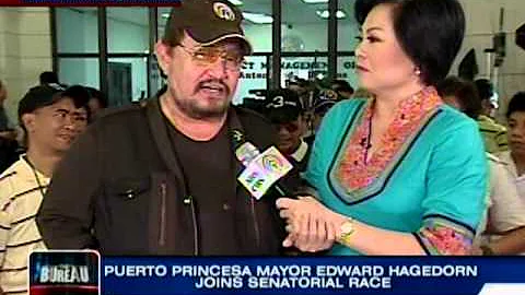 Puerto Princesa City Mayor Edward Hagedorn files C...