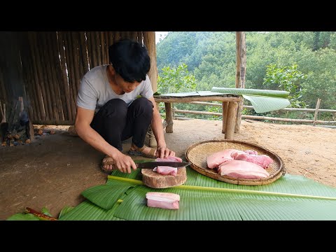 The Best Way to Store Pork in Winter, Building Life, Episode 59