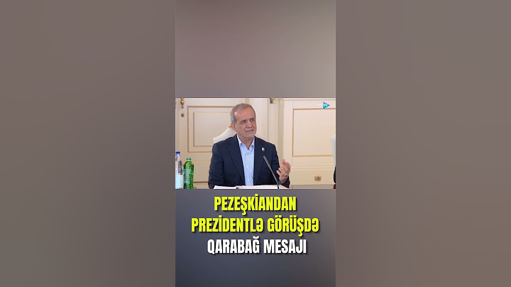 Pezeşkian: “Biz inanırıq ki, Qarabağ Azərbaycanın ayrılmaz hissəsidir”