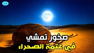 اللغز الغامض في صحراء الجزائر | صخور تمشي في الليل!
