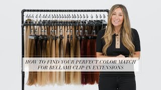 Find Your Perfect BELLAMI Silk Seam Clip-In Extension Color Match! 2023 Edition!