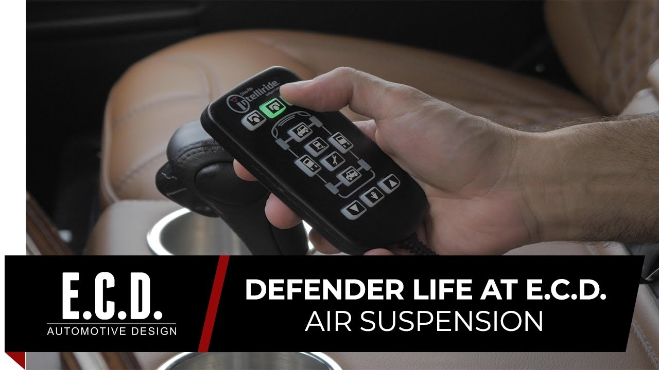 Showing off E.C.D.'s Durable Air Suspension Defender Life at E.C.D