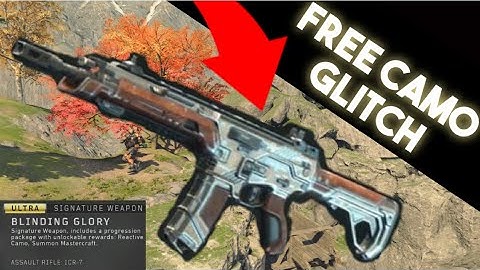 COD BO4: NEW HOW TO GET THE REACTIVE CAMO FOR ANY GUN FOR FREE *INSANE CAMO GLITCH*