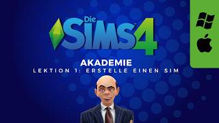 Die Sims 4 Akademie - Lektion 1 Erstelle einen Sim