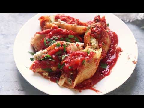 vegan-stuffed-shells-florentine