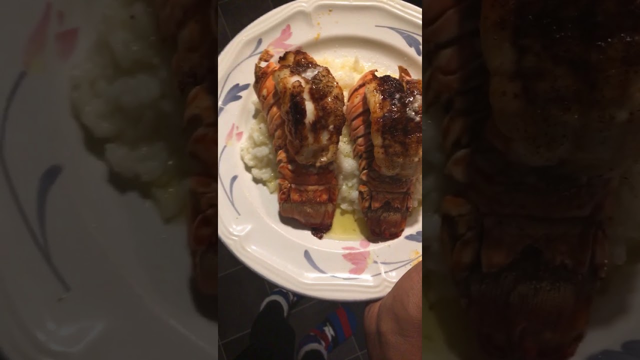 Lobster Tails (first time making them and eating - YouTube