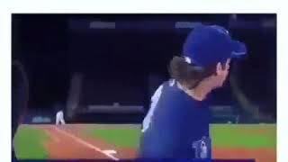 Amazing Baseball Player Save Reporter's Life