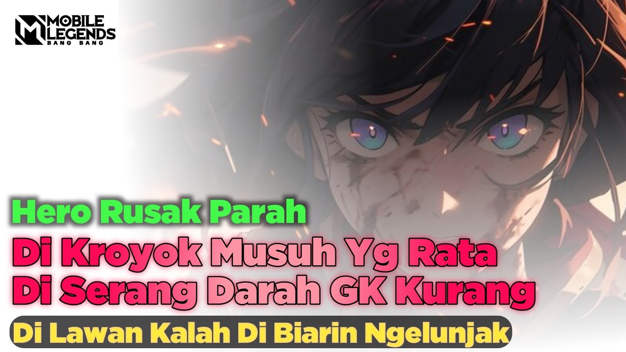 Hero Rusak, Di Kroyok Musuh Yg Rata! Di Serang Darah GK Kurang!