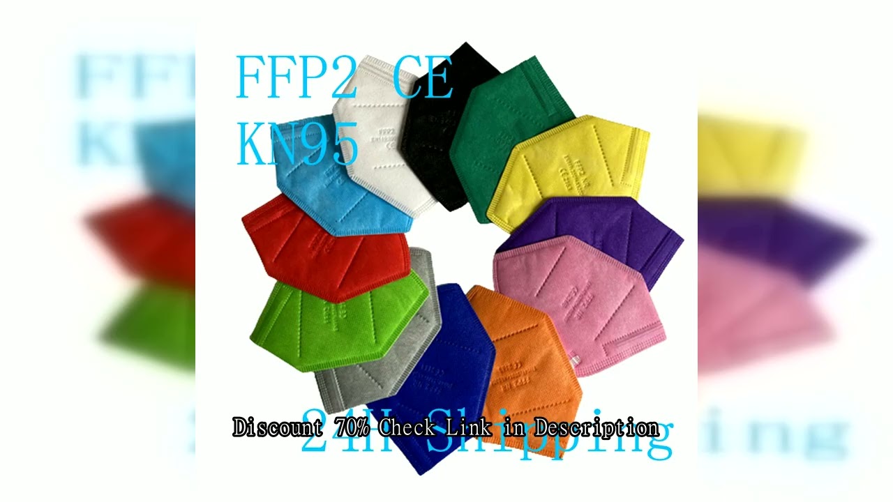 Multicolor Adult 5 Layers KN95 Ffp2 Mascarilla approved Respirator Fabric Face Mask KN95 Filter Mout
