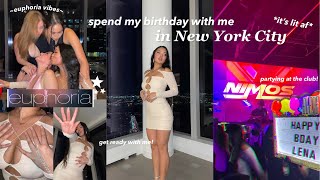 I threw a euphoria-themed birthday party in NYC... this is how it went | spend my birthday with me!