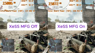 Battlefield 6 with XeSS Multi Frame Generation on Intel ARC B580 with i5 12600K