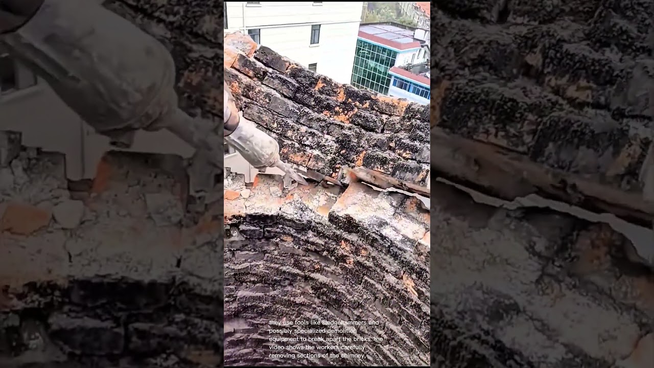 Demolishing a Brick Chimney: A Controlled Demolition