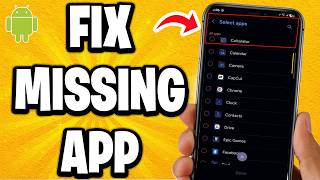 How To Fix Missing App Icon On Android Phone