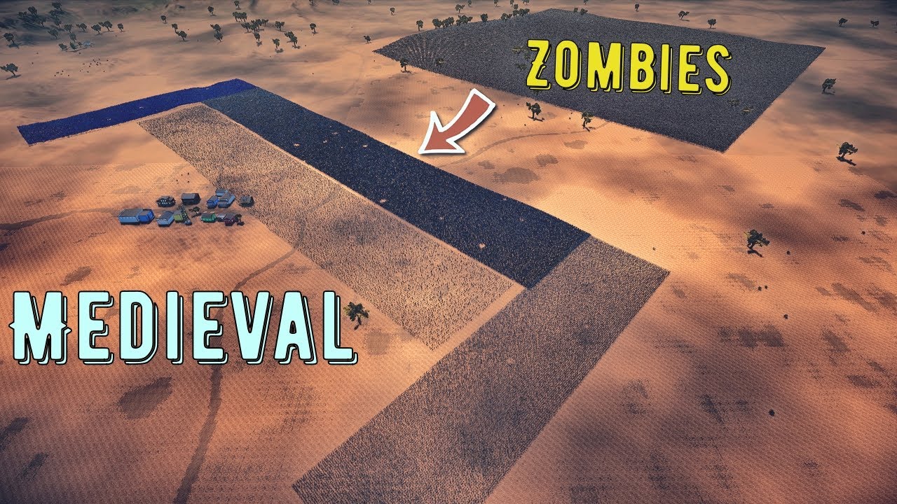 Medieval Last Stand vs 750,000 Zombies - UEBS 2