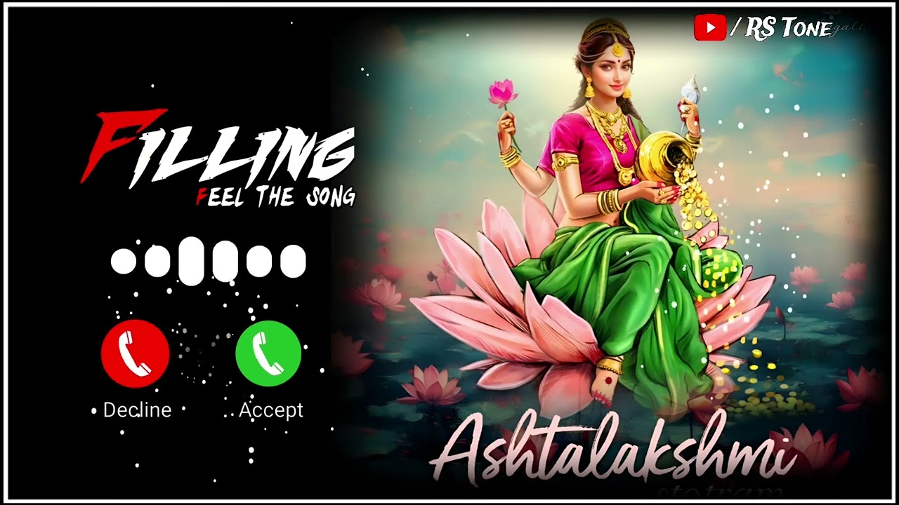 🌺 Ashtalakshmi Stotram Ringtone 🙏🎶 | Divine Lakshmi Mantra ✨ | Spiritual Tone 2025 🌸