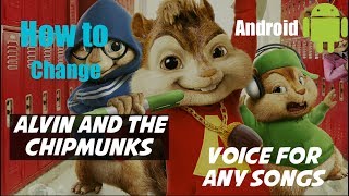 How to change songs voice to "Chipmunk" voice on Android screenshot 2