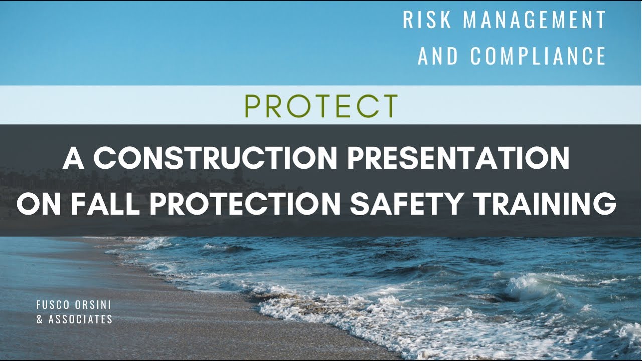 Fall Protection Safety Training - Construction Presentation - YouTube