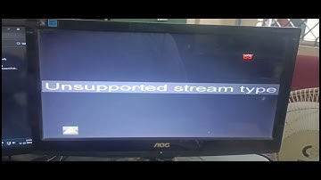 cctv camera unsupported stream type error how to fix hikvision