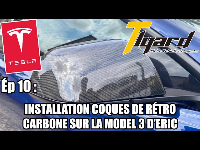 Coques de rétroviseurs carbone - TESLA Model 3