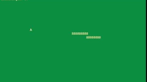 Classic snake game written in C using ncurses library