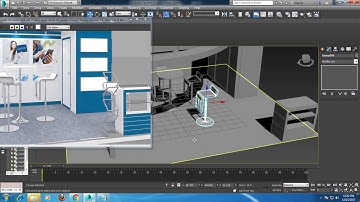Tutorial on Modeling and texturing a stall in 3dsmax.( Part 3)