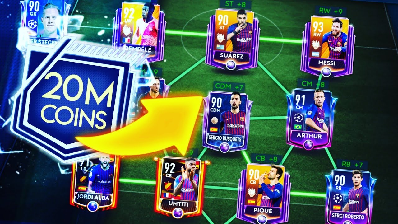 Million Coins Upgrade Team Best Team Upgrade In Fifa Mobile 19 Youtube