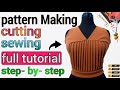 Pattern Making & Draping Tutorial | Complete Fashion Design Course (Beginners to Advanced)