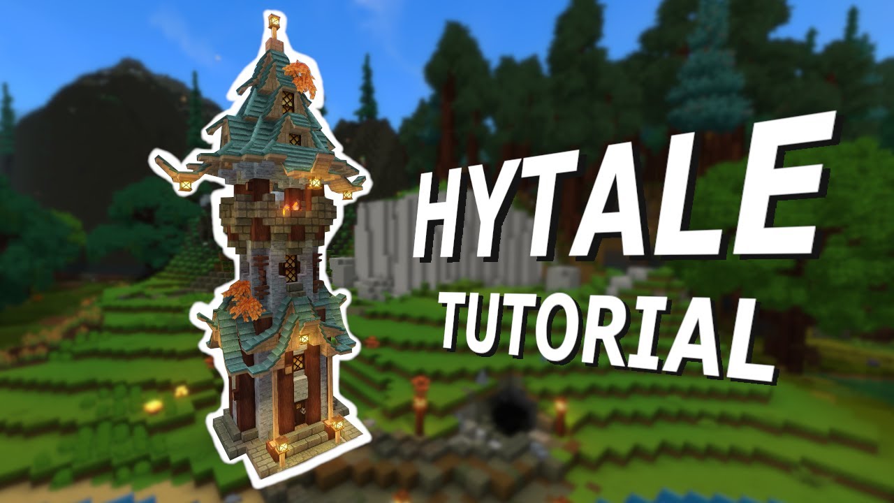 Hytale Build | Watch Tower | Full Tutorial | #hytale