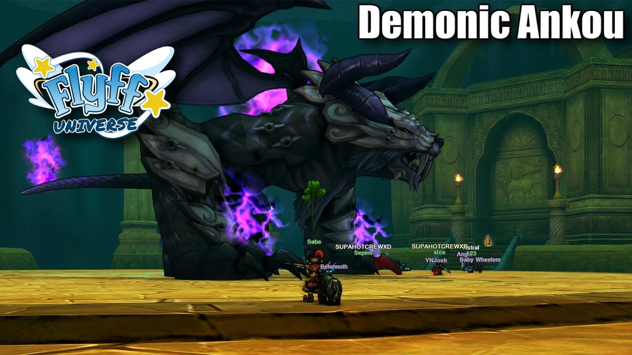 FlyFF Universe Ankou Asylum Full Dungeon Run V1.5.0 Beta Gameplay!