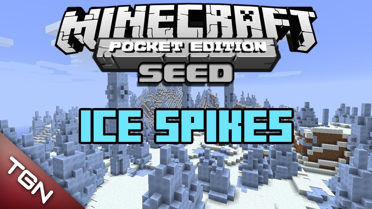 Minecraft PE 0.9.0 Seeds | Ice Spikes Biome (Español) | 0.9.0 - YouTube