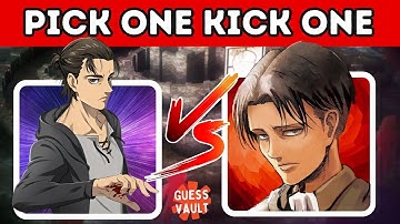 Attack On Titan Character Quiz : Keep or Kick ? | 30 Rounds  !