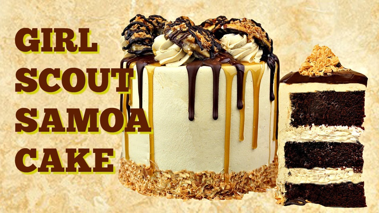 Vegan 🌱 Girl Scout Samoa Cake